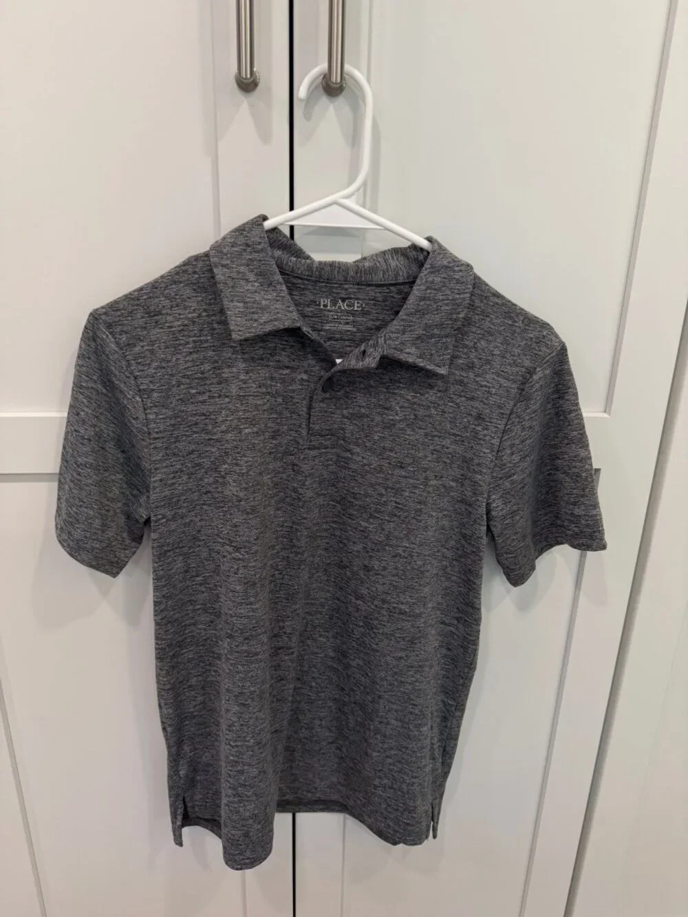 The Children's Place Grey Boys Polo Shirt size L